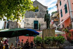 Piazza centrale, Corniglia, Italia