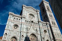 Cathedral of Santa Maria del Fiore and Giotto's Bell Tower, Florence, Italy