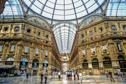 The Galleria Vittorio Emanuele II, Milan, Italy