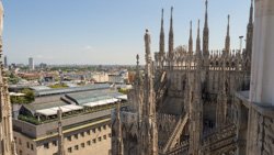 Dernier étage de La Rinascente, Milan, Italie