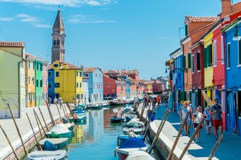 Burano Island, Venice, Italy