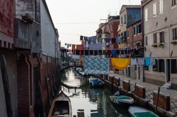 Periferia da cidade, Veneza, Itália